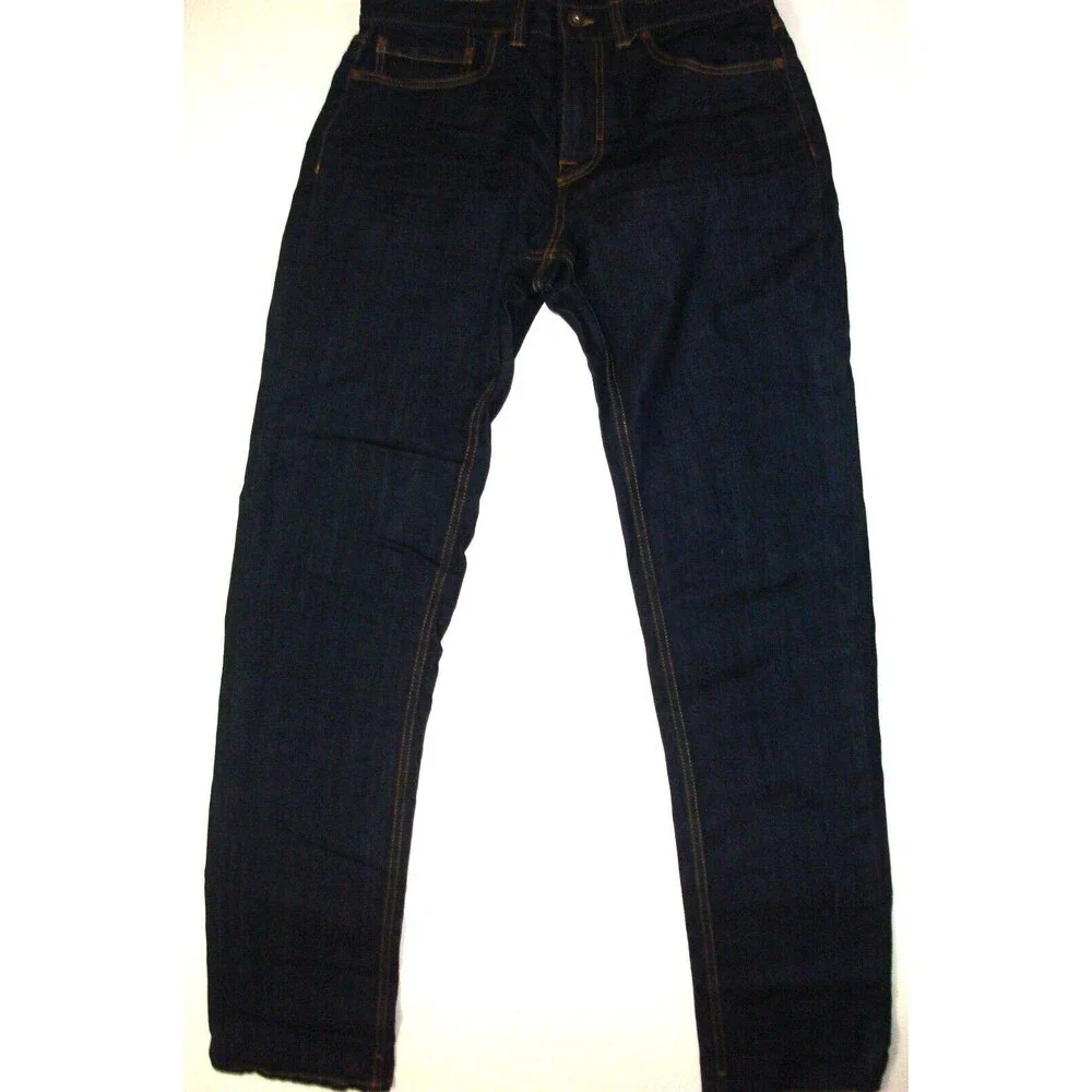 NWT New Mens 32 X 36 Prana Organic Feener Straight Leg Jeans Dark Blue Denim